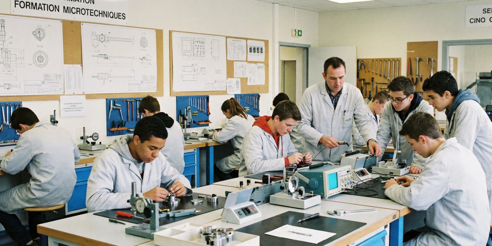 Programme du Bac Pro Microtech : Matières, Horaires d'Atelier et Emploi du Temps par Année
