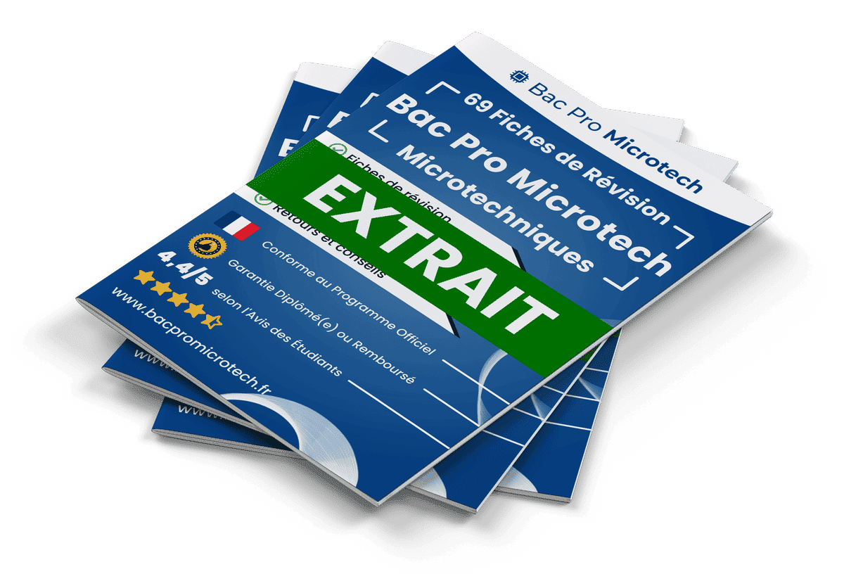 15 Fiches Révision gratuites Bac Pro Microtech
